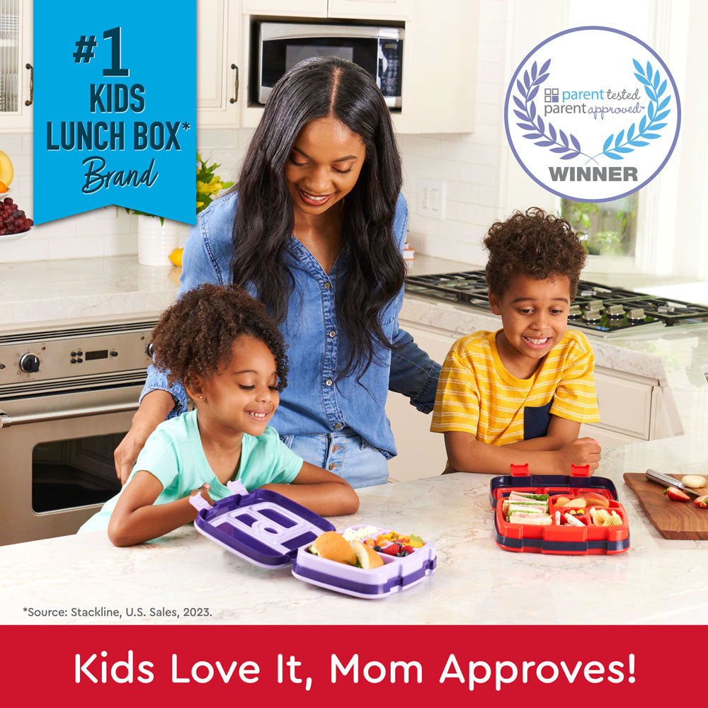 Bentgo® Kids Prints Lunch Box (2-Pack) - Space Rockets | Kids Love It, Mom Approves!