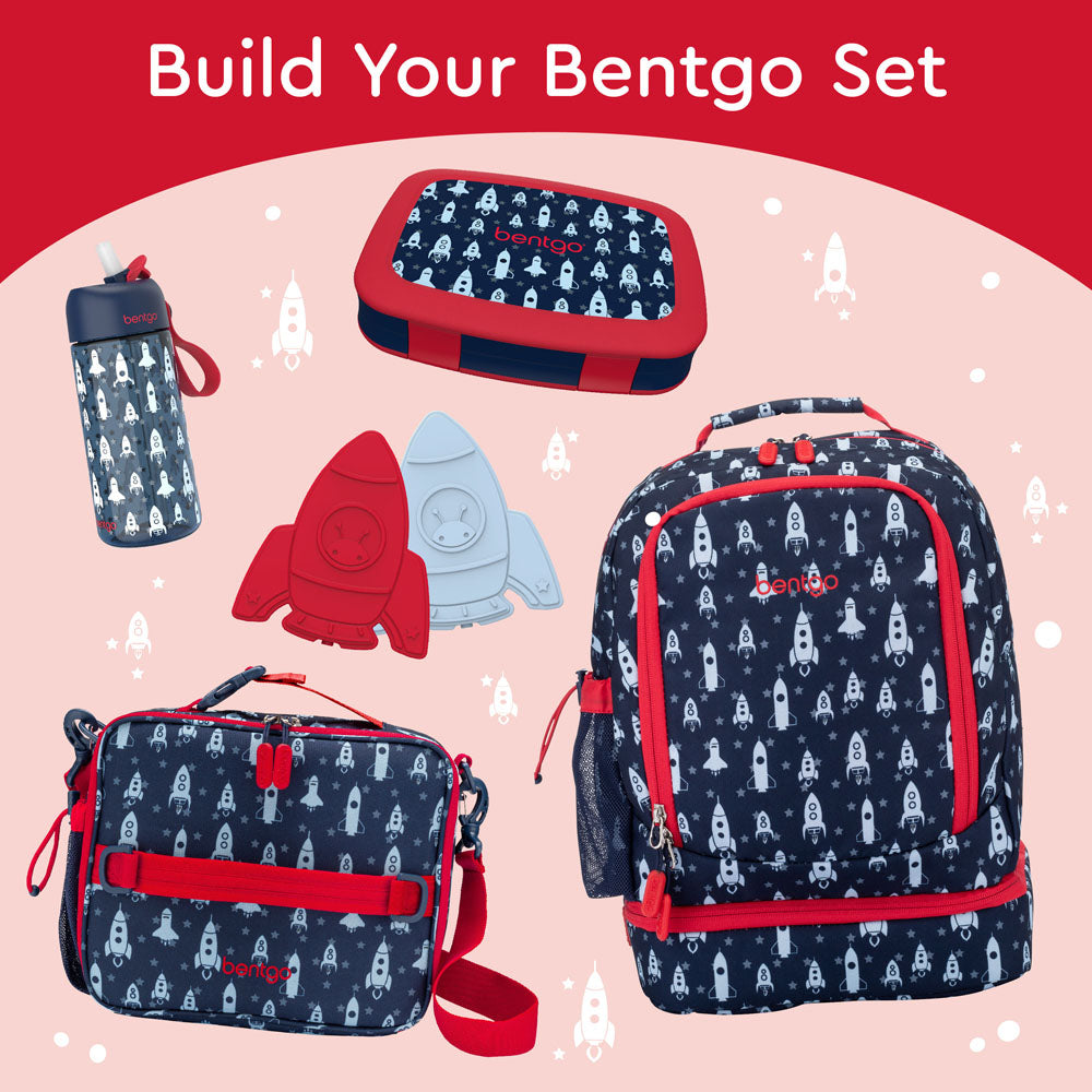 Bentgo® Kids Prints Lunch Box (2-Pack) - Space Rockets | This Lunch Box Is Perfect To Build Your Bentgo Set