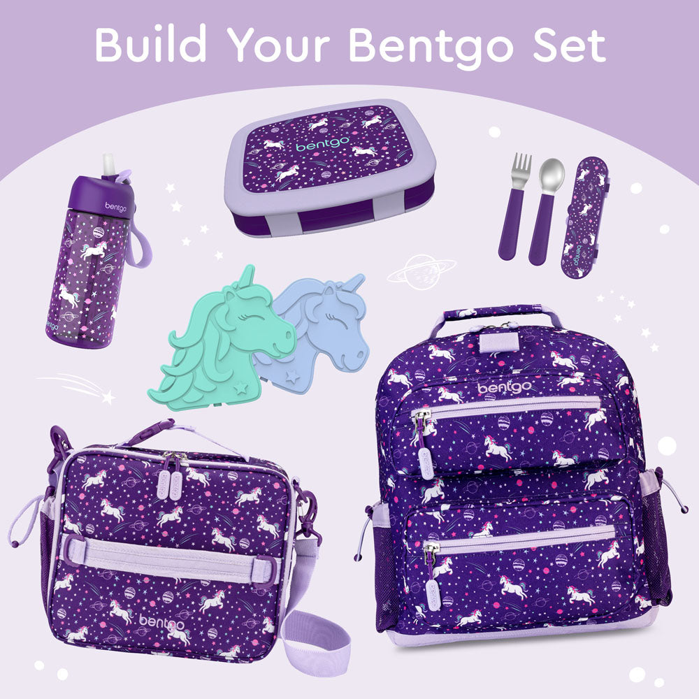 Bentgo® Kids Prints Lunch Box (2-Pack) - Unicorn | This Lunch Box Is Perfect To Build Your Bentgo Set