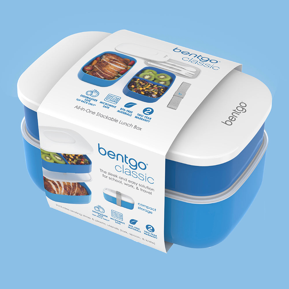 Bentgo® Classic Lunch Box - Blue | Packaging