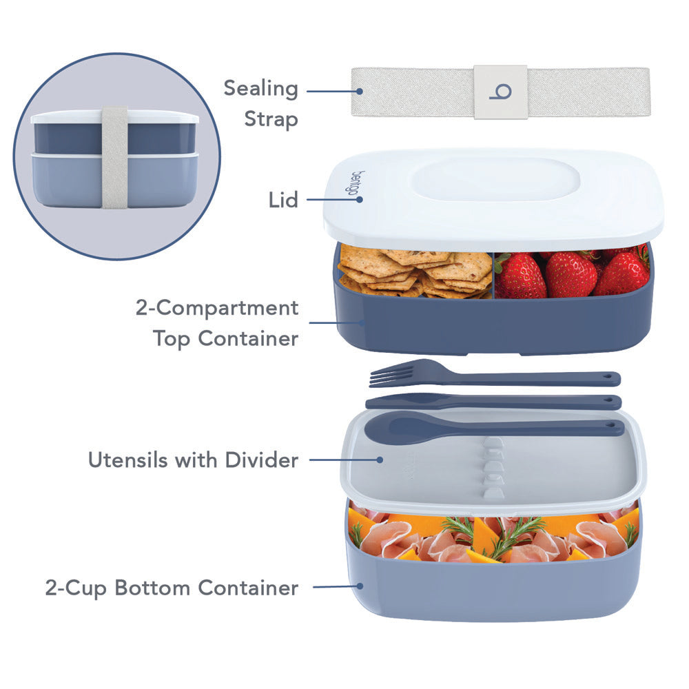 Bentgo® Deluxe 4-Piece Lunch Set | Bento Box Lunch Set