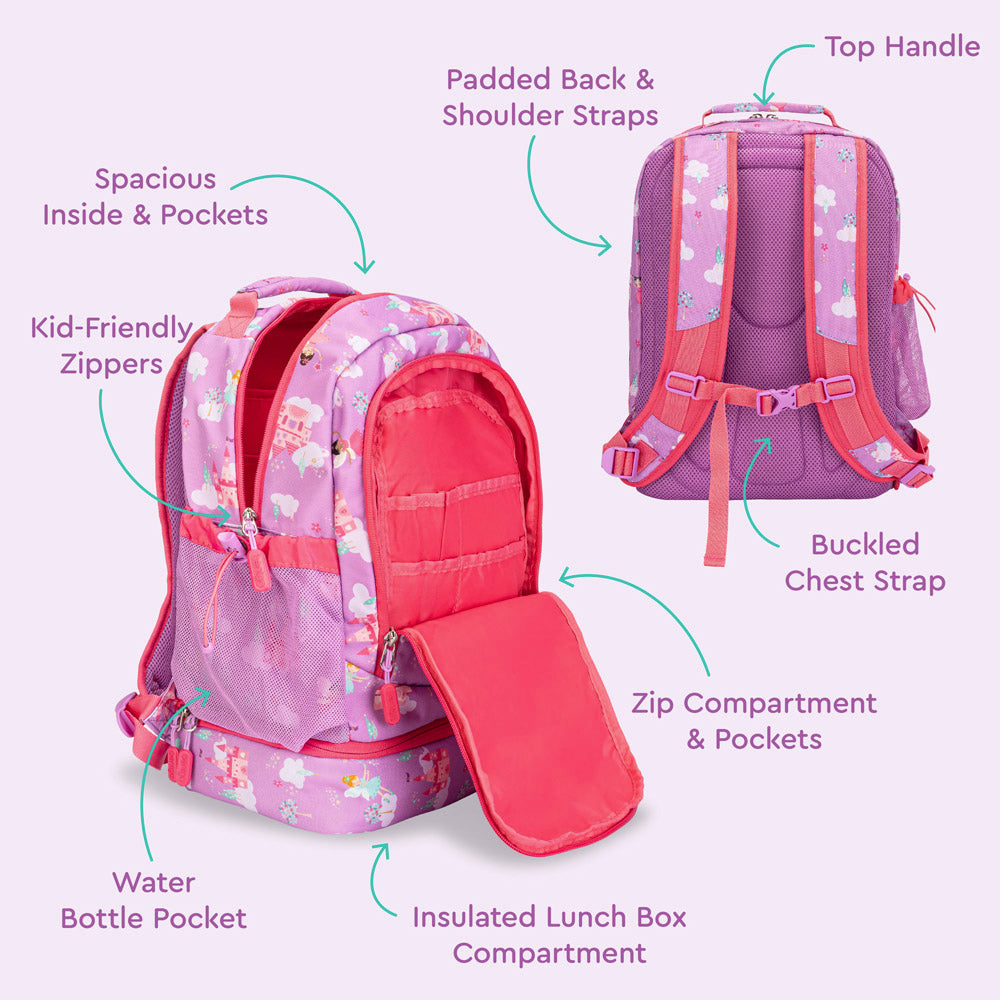 Bentgo® Kids Backpack & Lunch Bag | Fairies