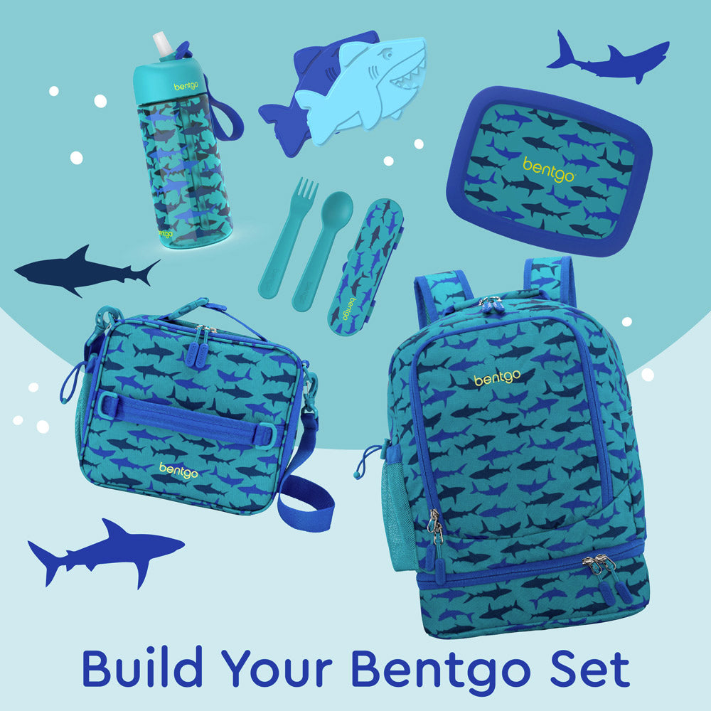 Bentgo® Kids Backpack & Lunch Bag | Sharks