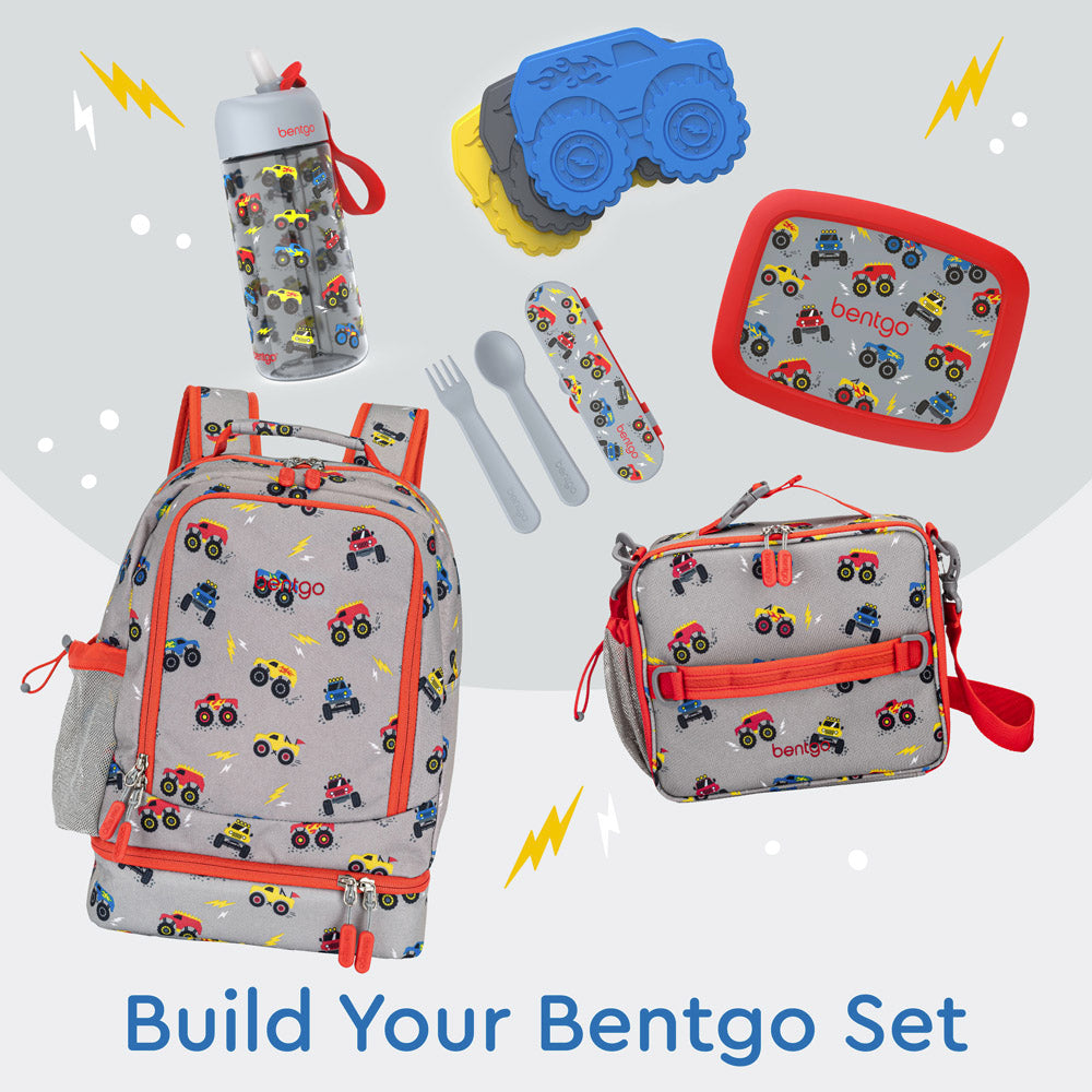 Bentgo® Kids Backpack & Lunch Bag | Trucks