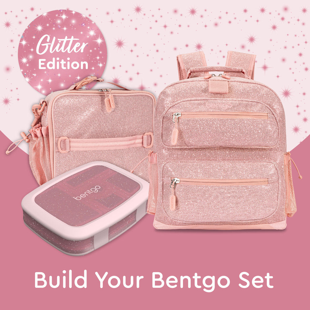 Bentgo® Kids Backpack | Petal Pink Glitter