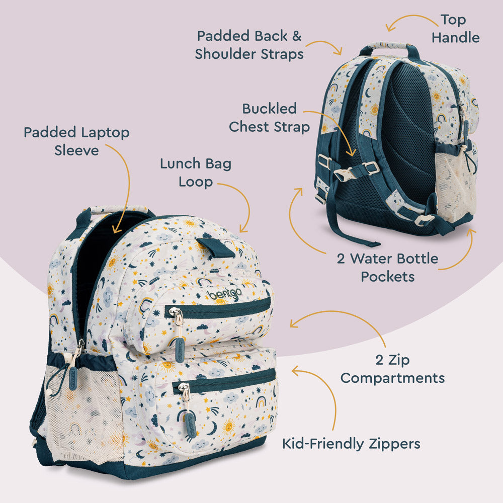 Bentgo® Kids Backpack | Friendly Skies