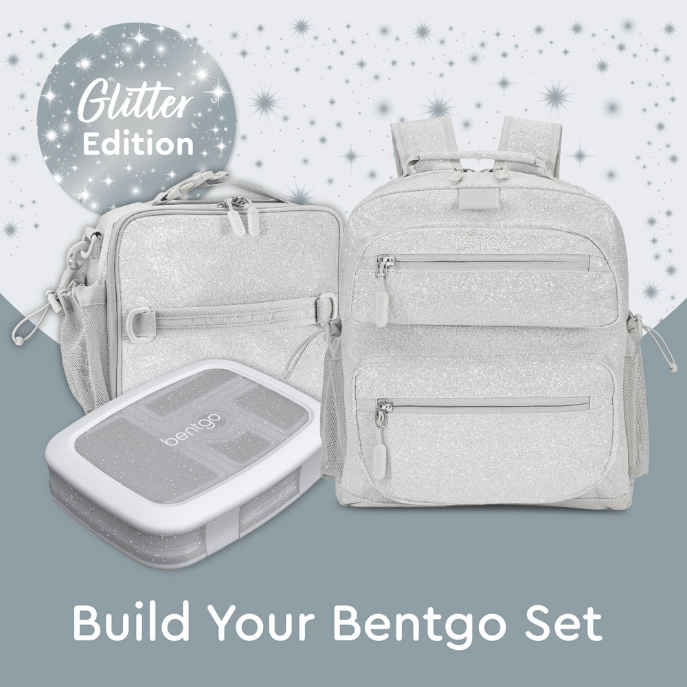 Bentgo® Kids Backpack | Silver Glitter