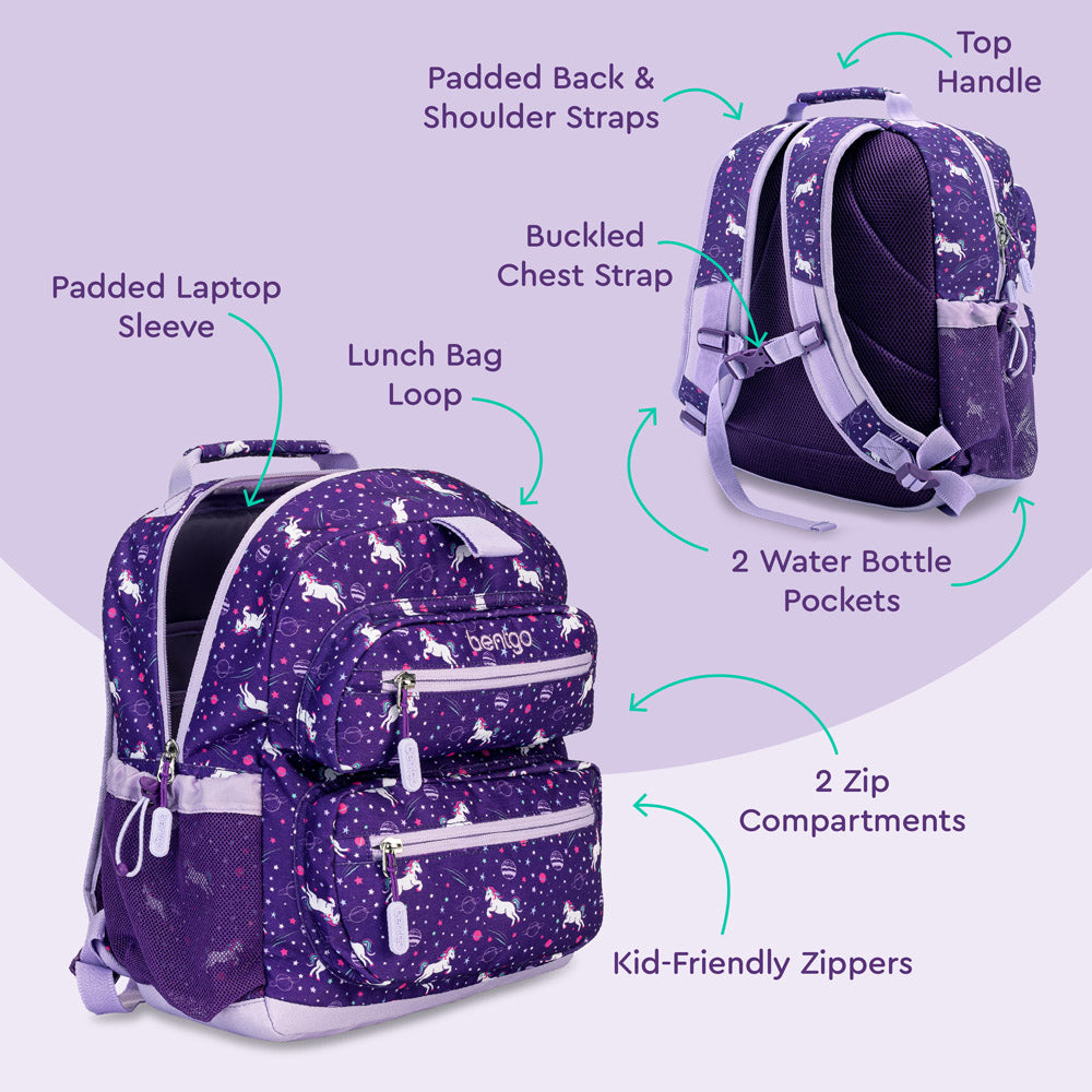 Bentgo® Kids Backpack | Unicorn