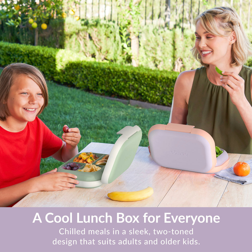 Bentgo® Chill Max Lunch Box - Lavender and Peach | A Cool Lunch Box For Everyone - Chilled Meals In A Sleek, Two-Toned Design That Suits Adults And Older Kids