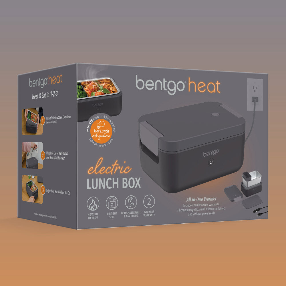 Bentgo® Heat Electric Lunch Box  - Obsidian | Packaging