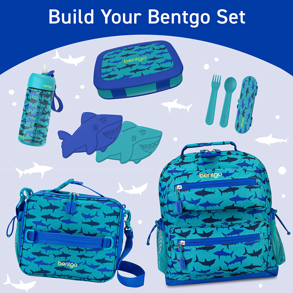 Bentgo® Kids Water Bottle  - Sharks | Build Your Bentgo Set