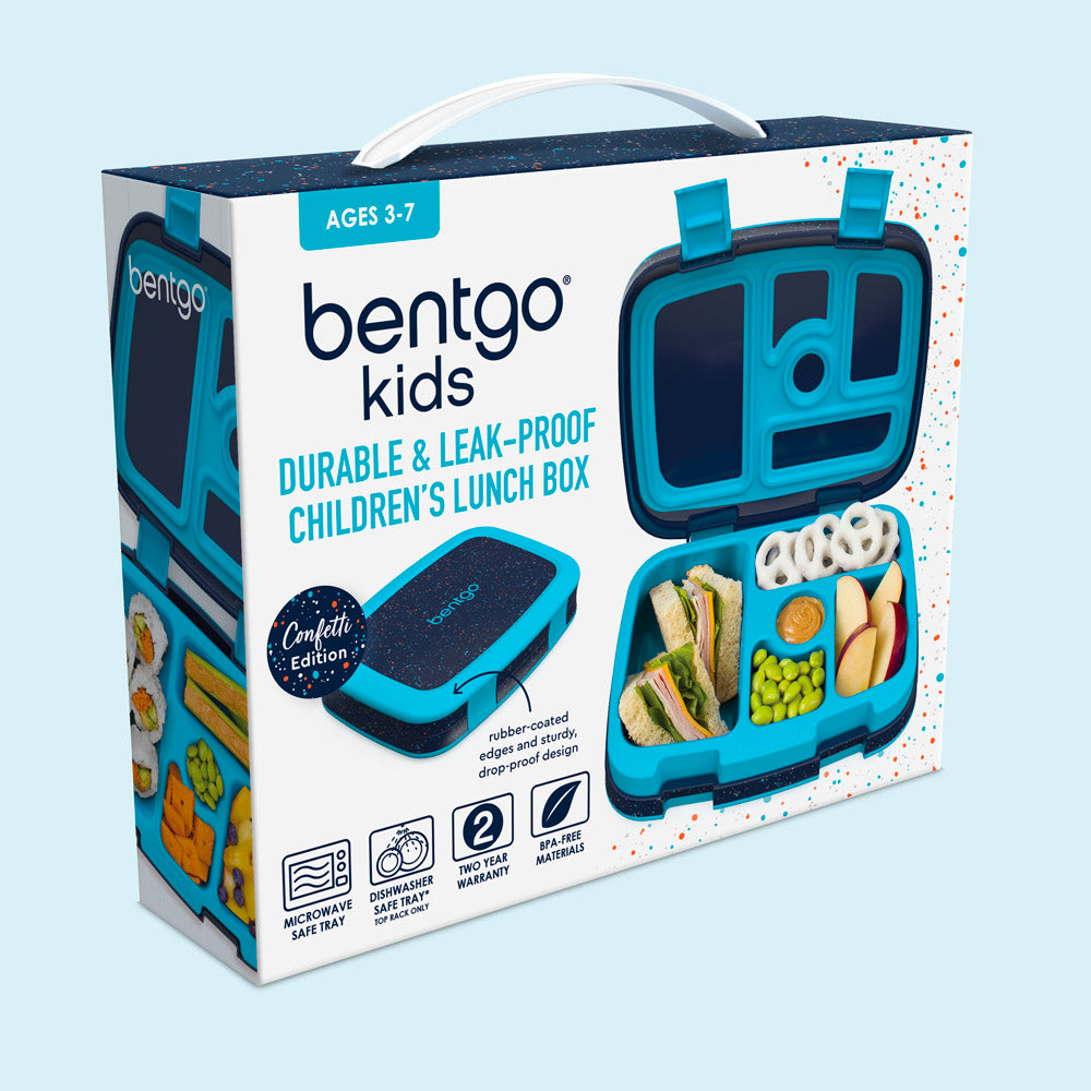 Bentgo® Kids Lunch Box - Abyss Blue Speckle - Confetti