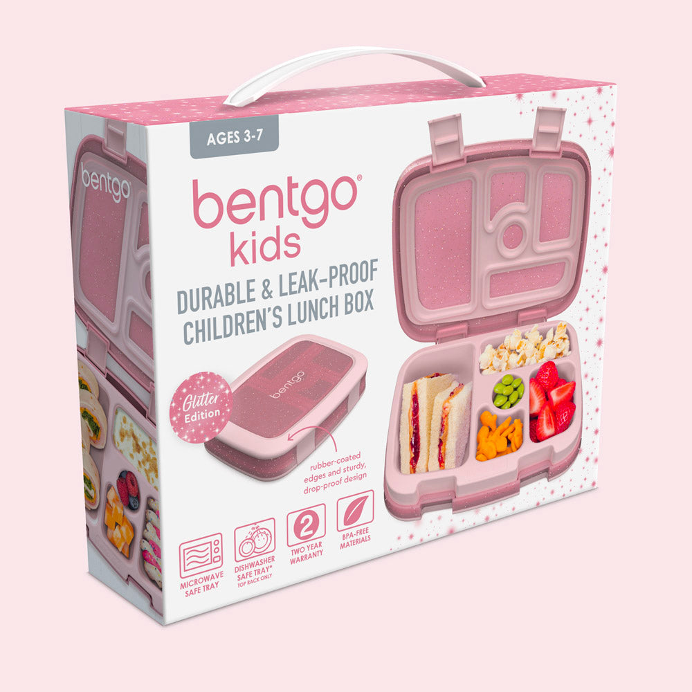 Bentgo® Kids Lunch Box - Petal Pink - Glitter