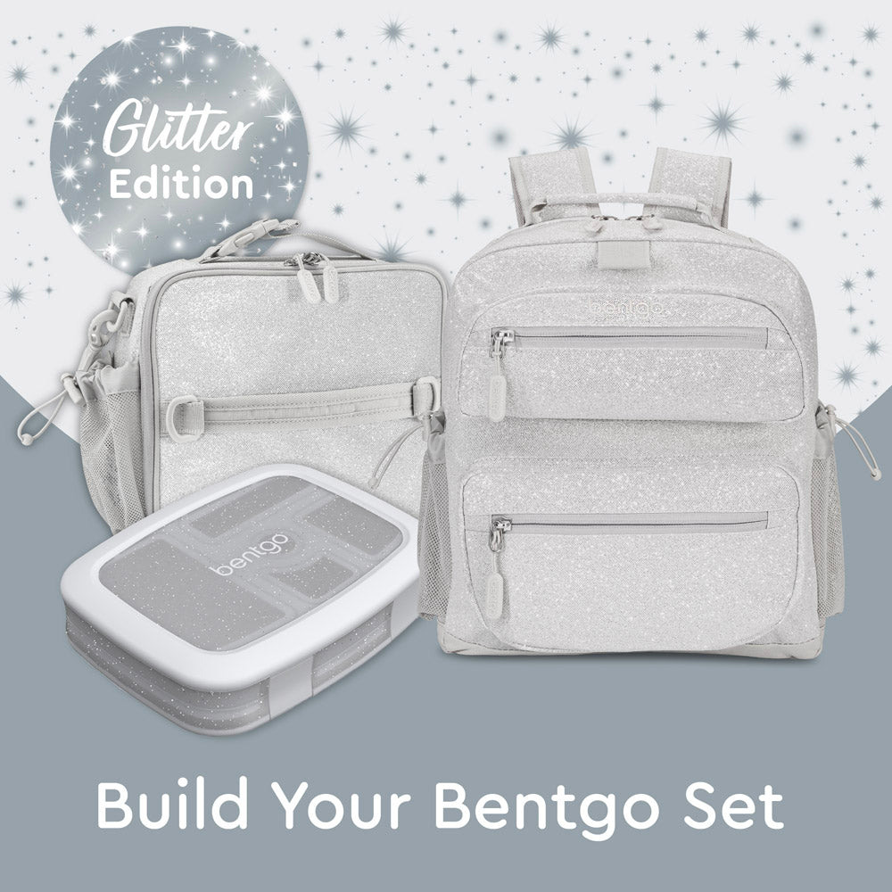 Bentgo®  Kids Lunch Box - Silver - Glitter