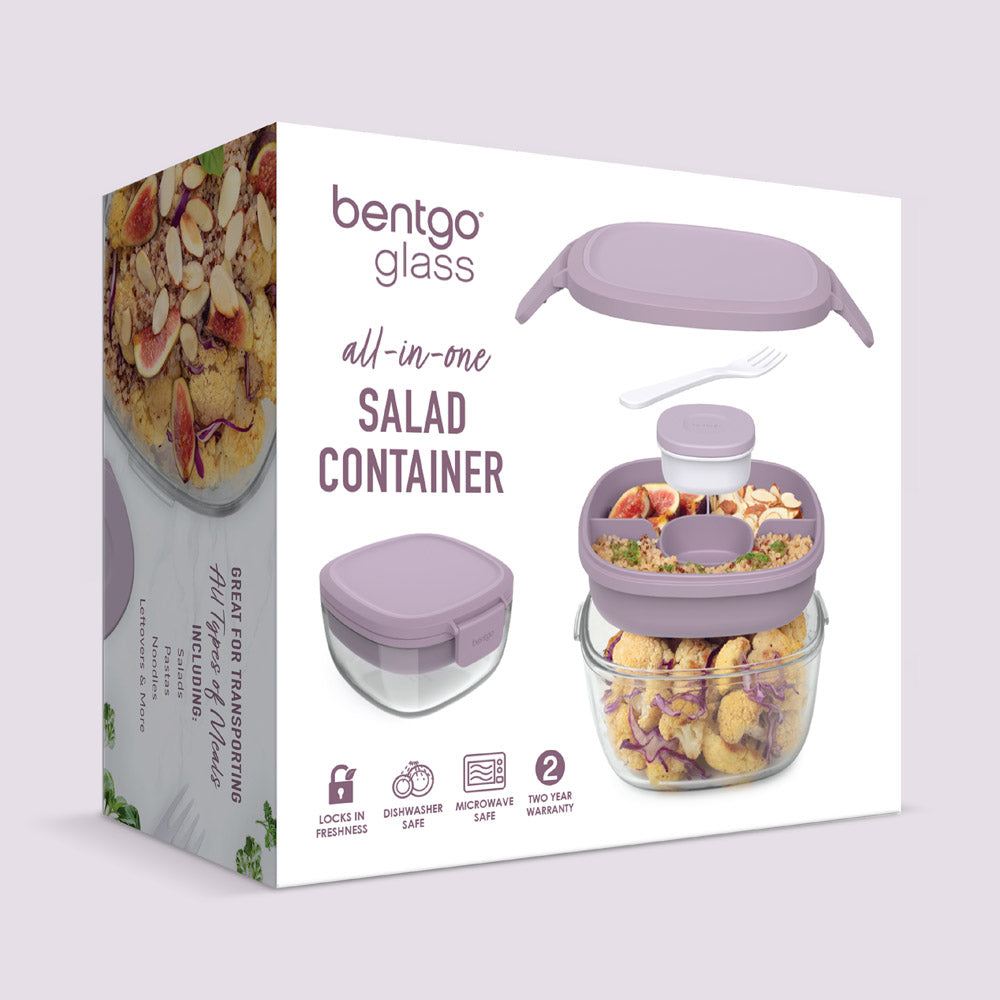 Bentgo® Glass Salad Container - Lavender | Packaging