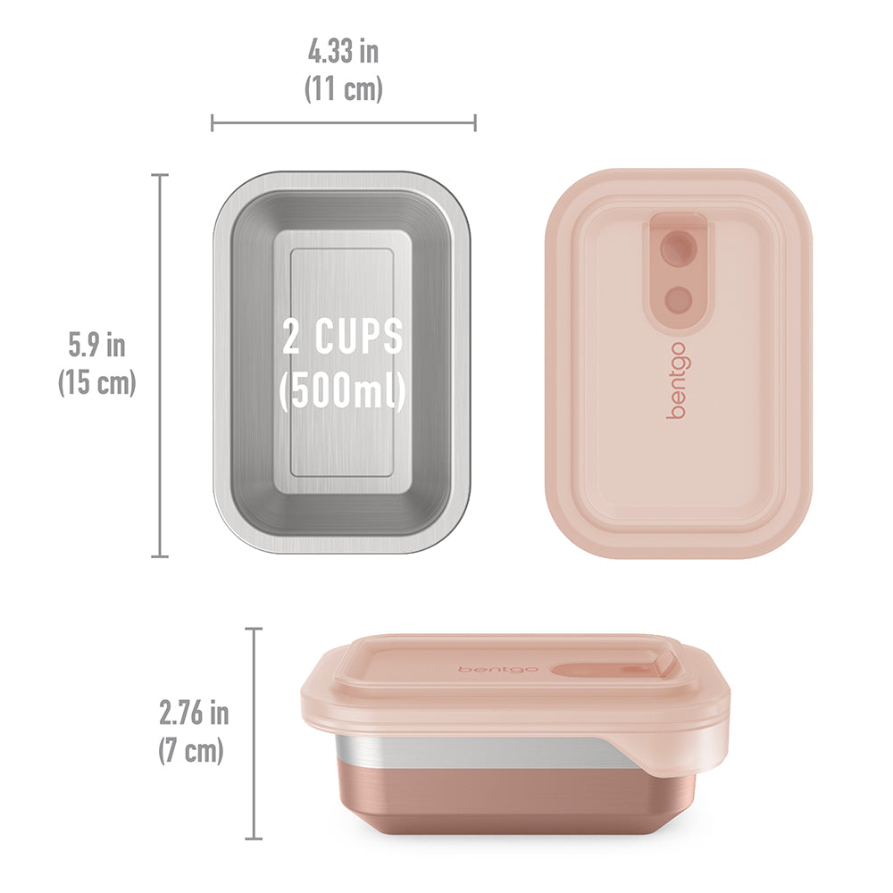 Bentgo® MicroSteel Container | Rose