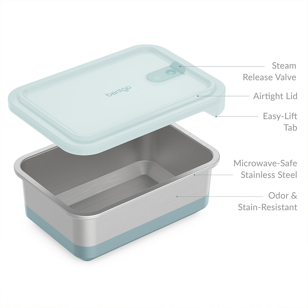 Bentgo® MicroSteel Container | Aqua