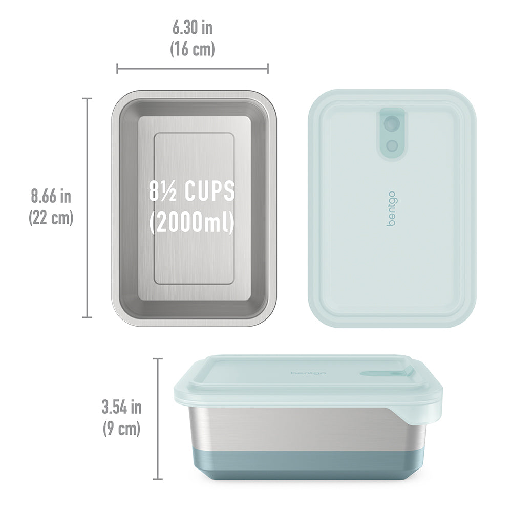 Bentgo® MicroSteel Container | Aqua