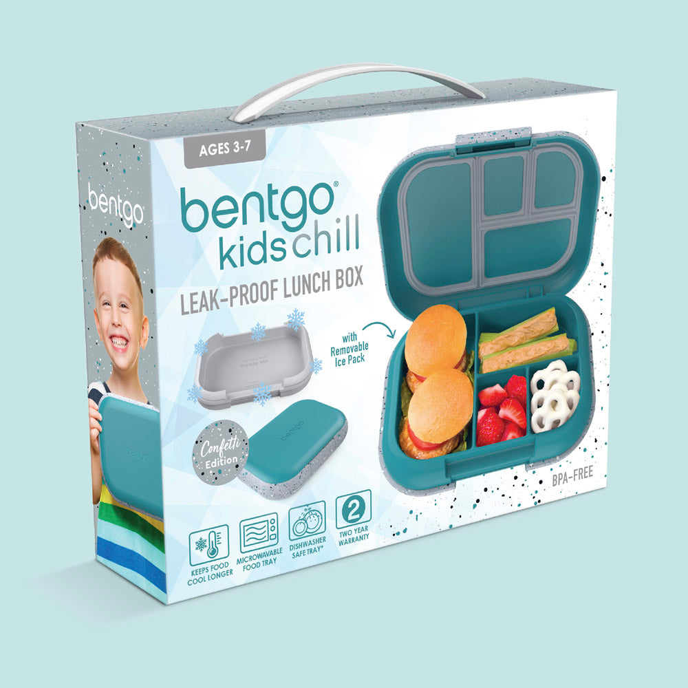 Bentgo® Kids Chill Lunch Box - Truly Teal Speckle | Packaging