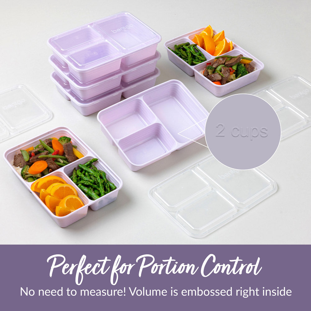 Bentgo® 3-Compartment Containers | Meal Prep Containers