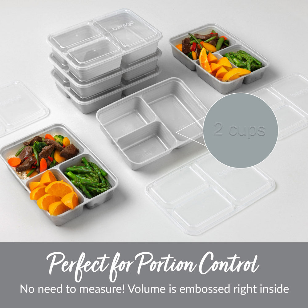 Bentgo® 3-Compartment Containers | Meal Prep Containers