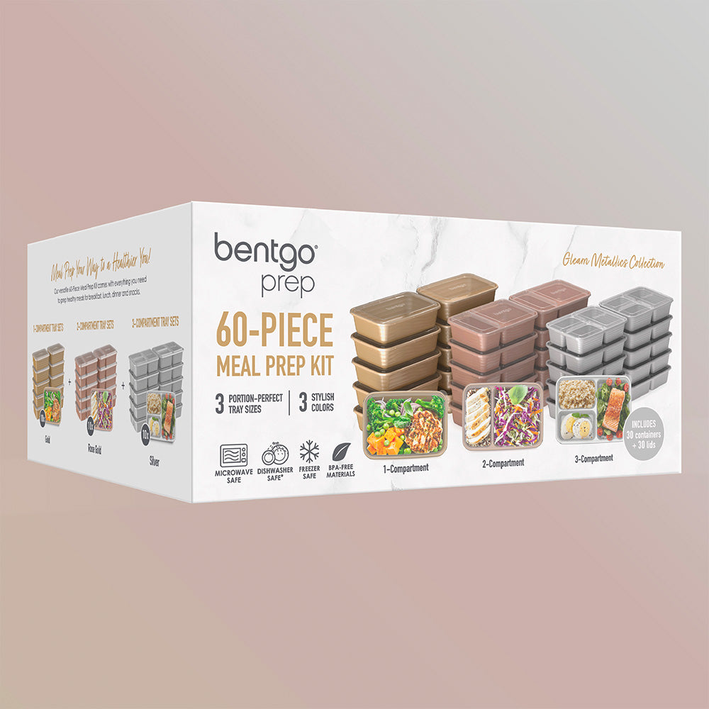 Bentgo® 60-Piece Prep Kit | Reusable Meal Prep Containers