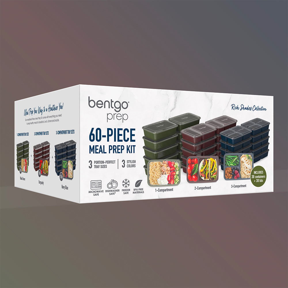 Bentgo® 60-Piece Prep Kit | Reusable Meal Prep Containers