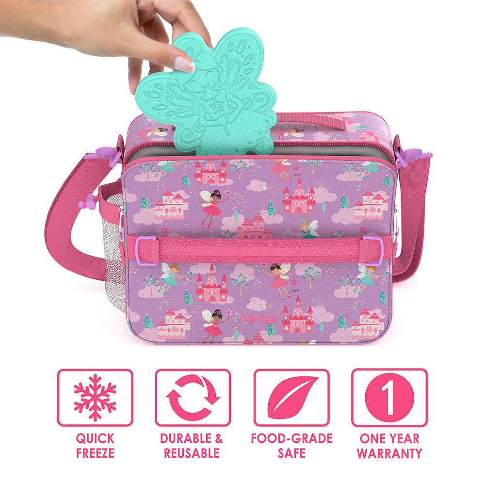 Bentgo® Kids Lunch Box, Bag, & Ice Packs | Fairies