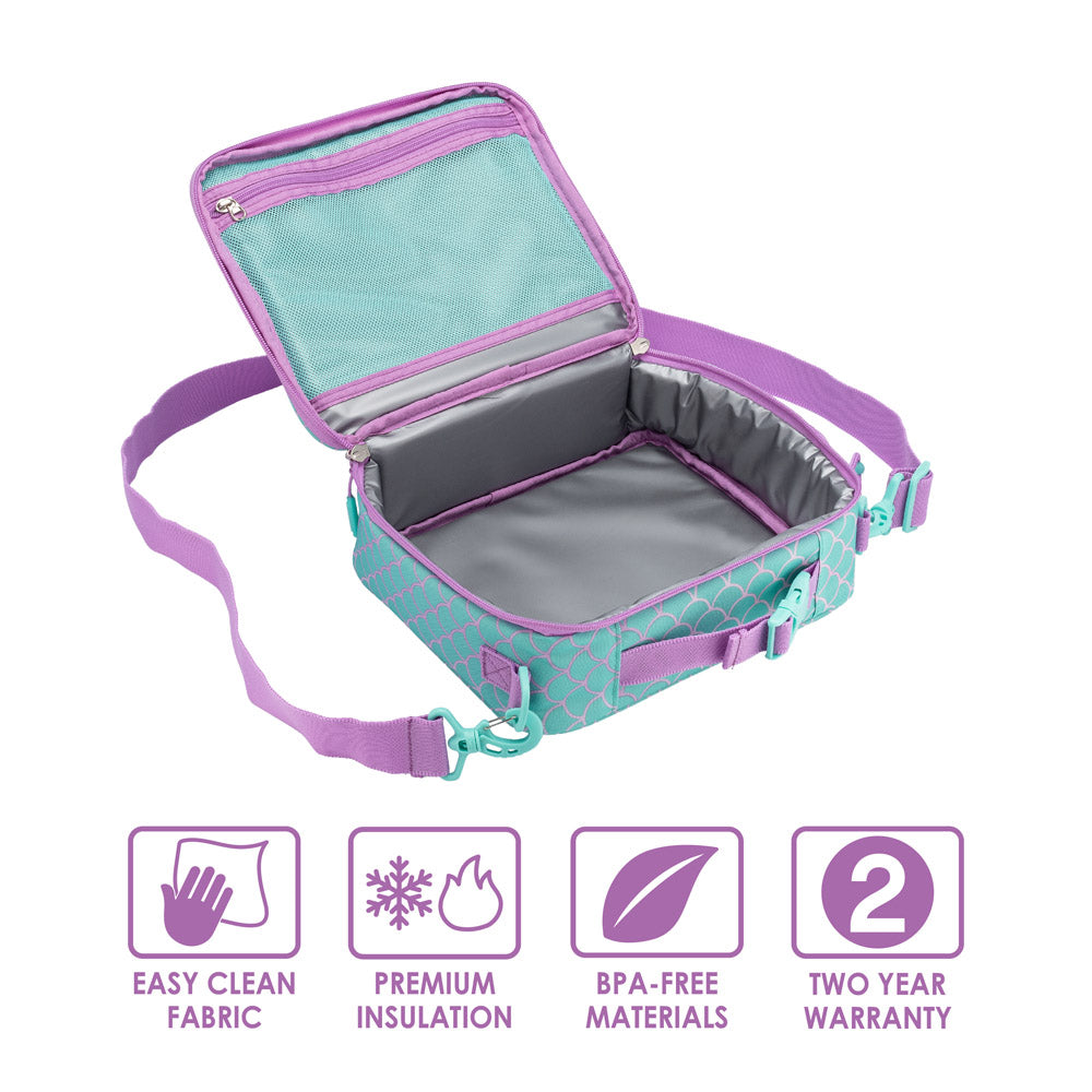 Bentgo® Kids Lunch Box, Bag, & Ice Packs | Mermaids