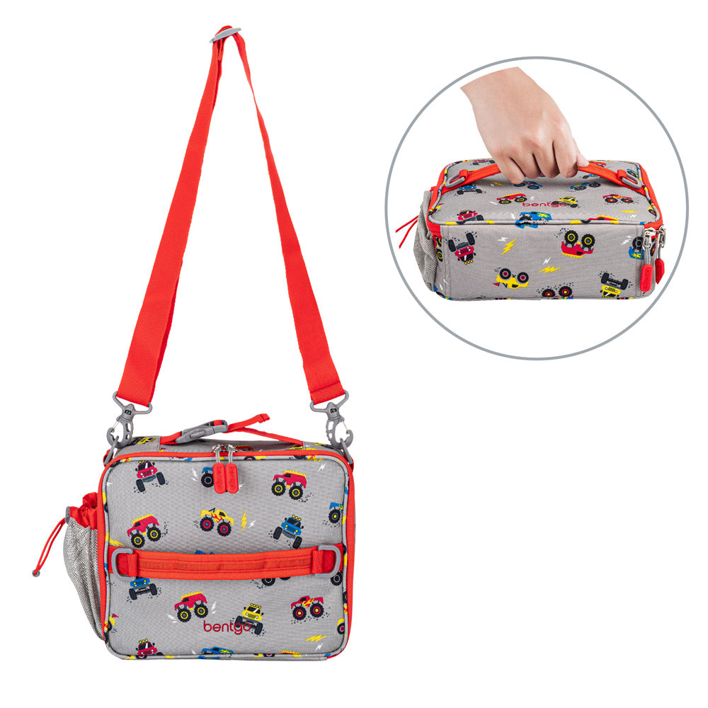 Bentgo® Kids Lunch Box, Bag, & Ice Packs | Trucks