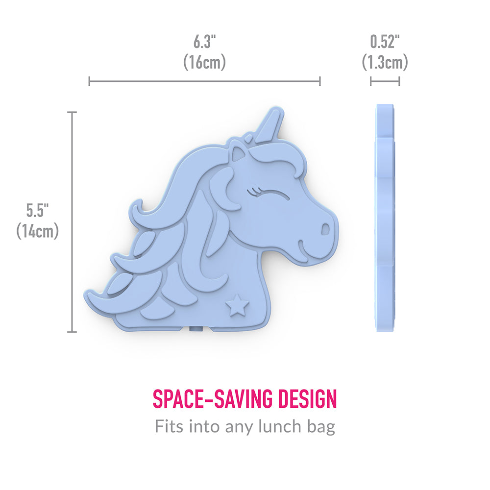 Bentgo Kids Prints Lunch Box, Lunch Bag, & Ice Packs - Unicorn