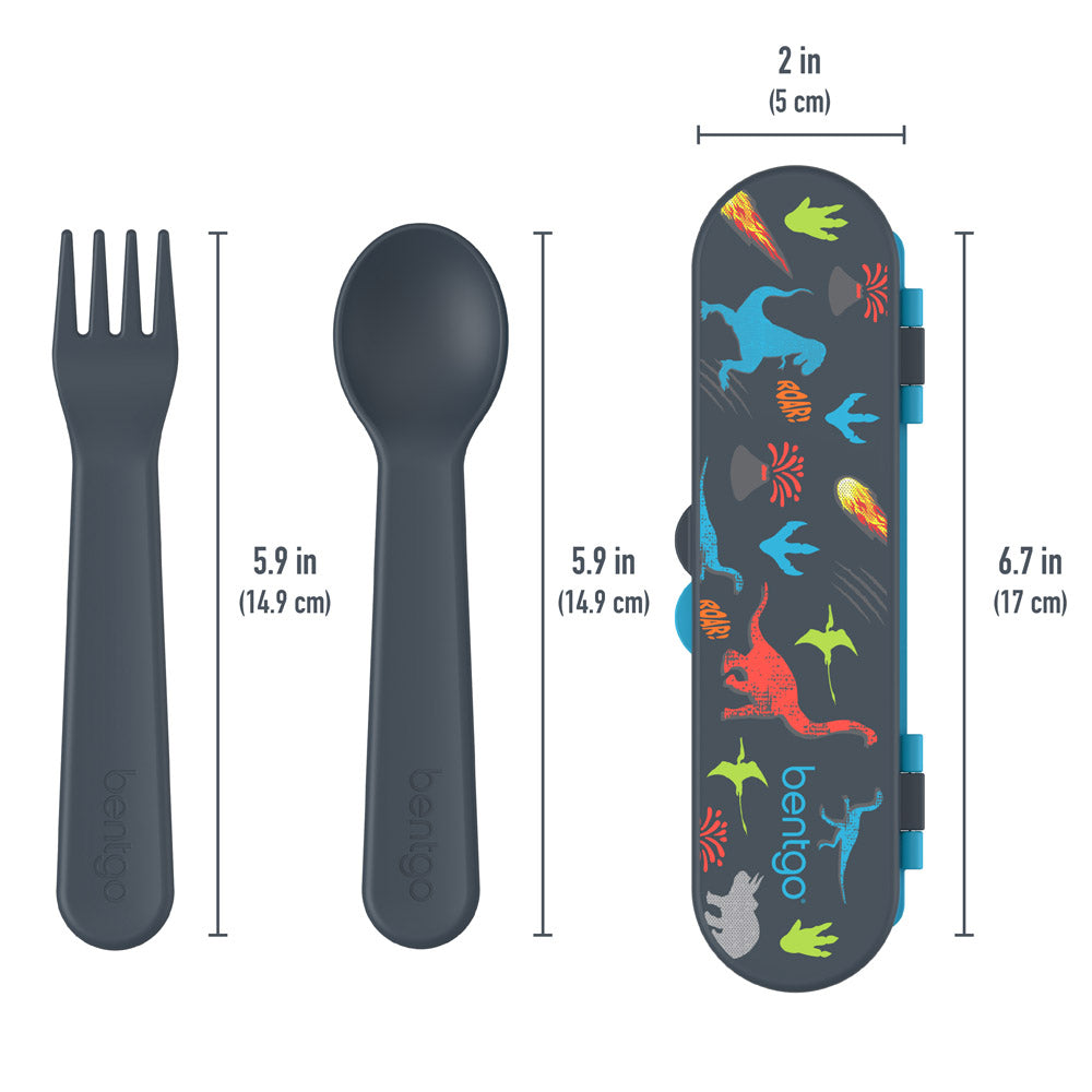 Bentgo Kids Prints Lunch Set - Dinosaur