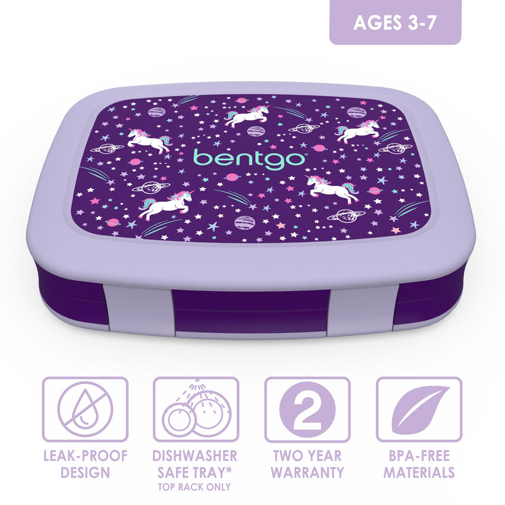 Bentgo Kids Prints Lunch Set - Unicorn