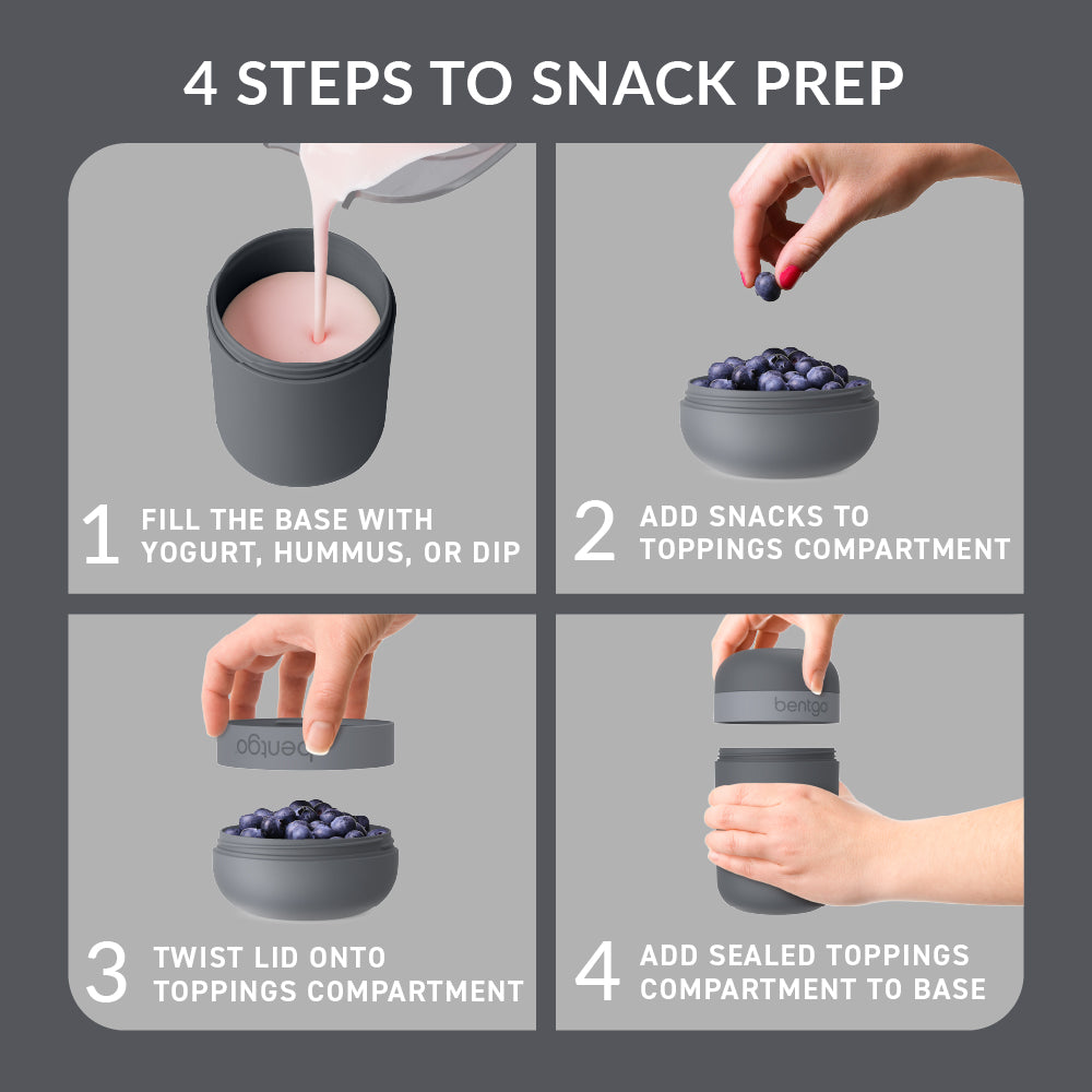 Bentgo® Snack Cup | Dark Gray