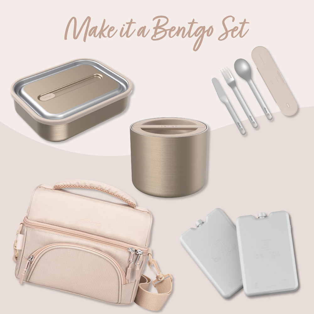 Bentgo® Stainless Steel Insulated Food Container - Gold | Make It A Set