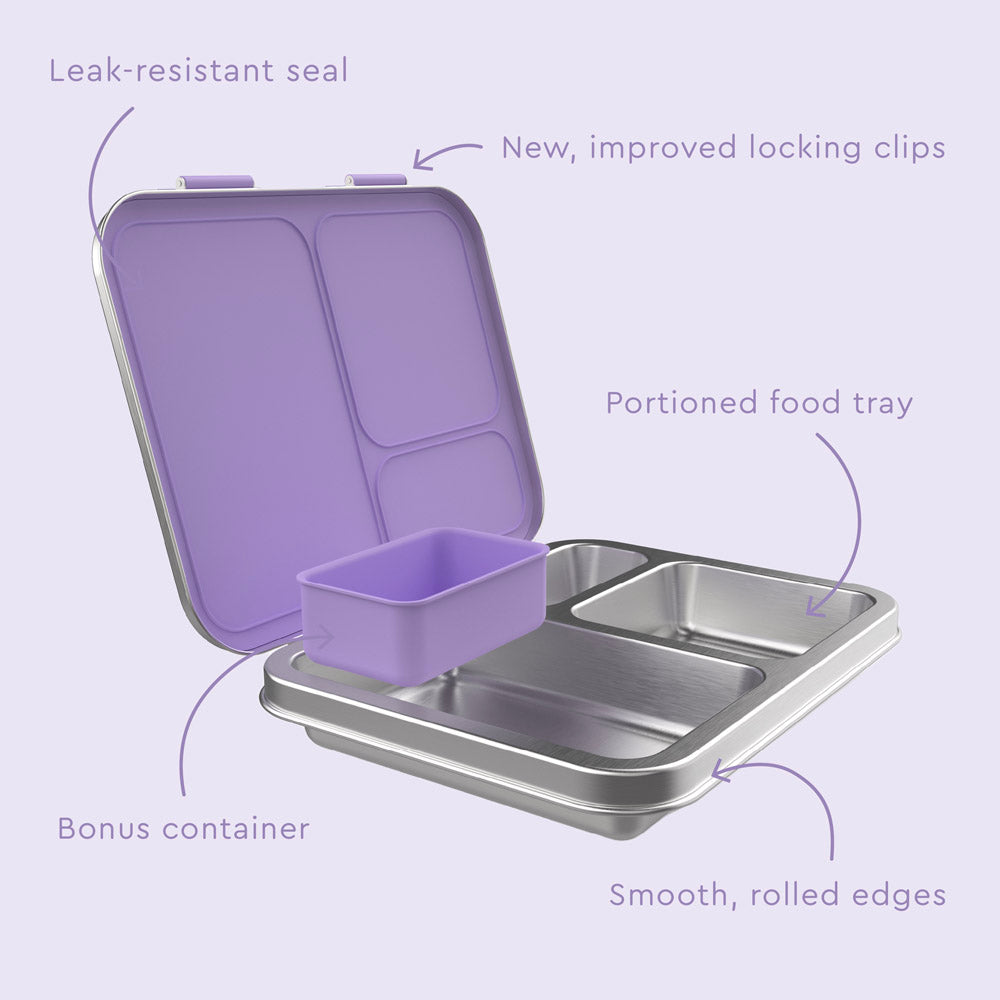 Bentgo® Kids Stainless Steel Prints Lunch Box | Unicorn