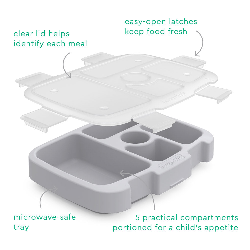 Bentgo Kids Prints Tray with Transparent Cover - Bug Buddies