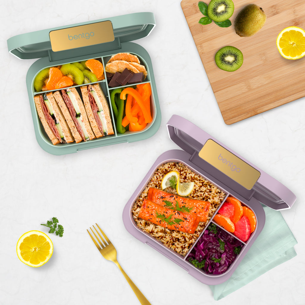 Bentgo® Modern Lunch Box 2-Pack | Orchid and Mint Green