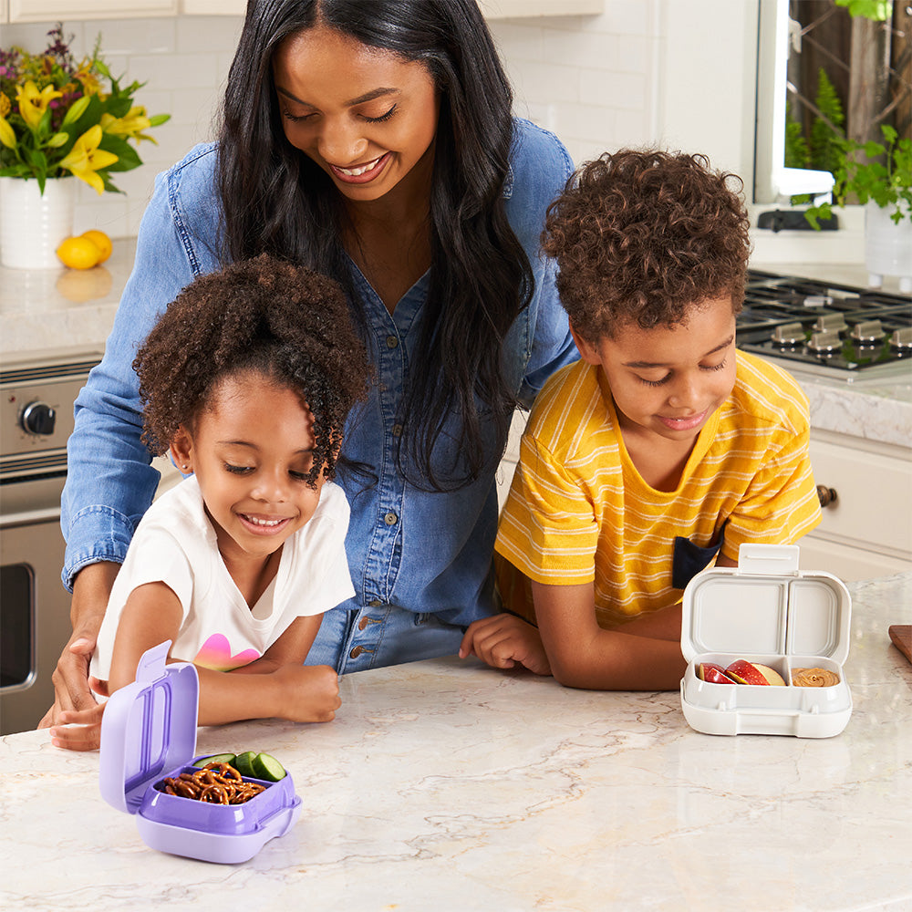 Bentgo Kids Chill Lunch & Snack Box - Purple