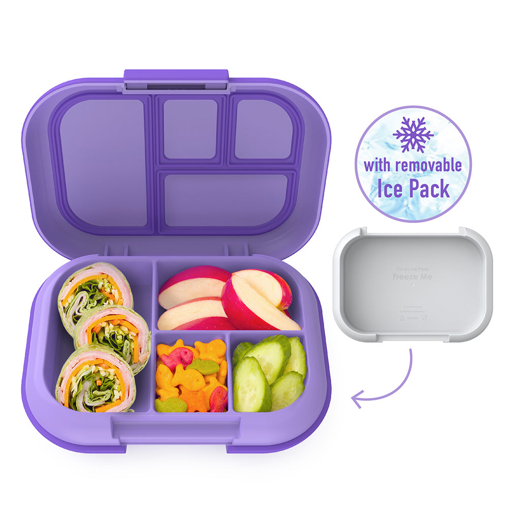 Bentgo Kids Chill Lunch & Snack Box - Purple