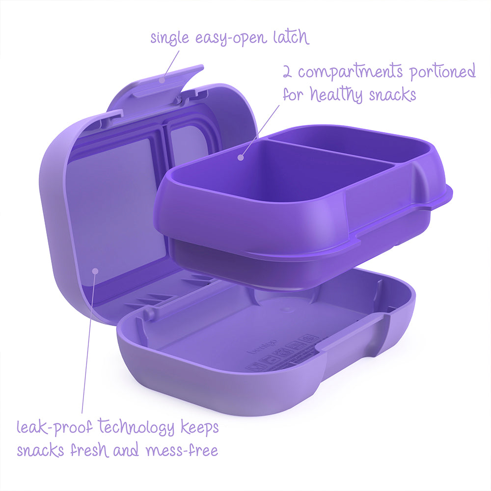 Bentgo Kids Chill Lunch & Snack Box - Purple