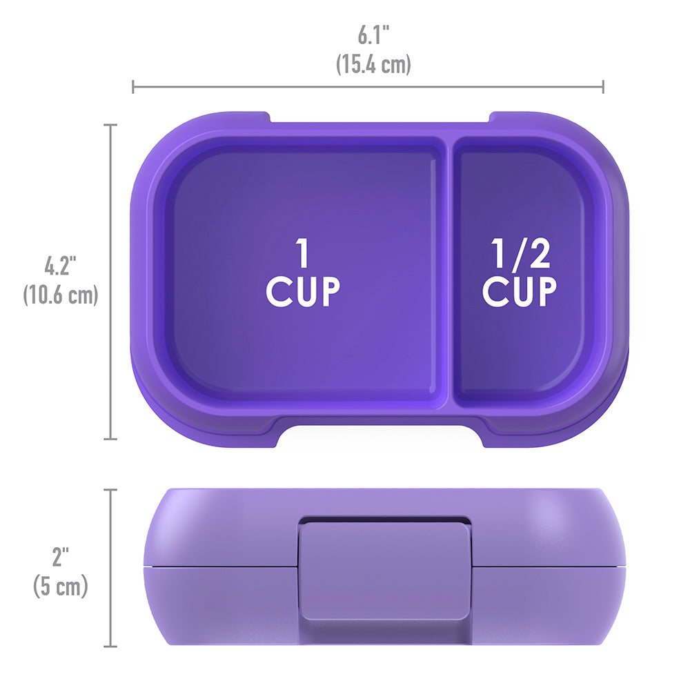 Bentgo Kids Chill Lunch & Snack Box - Purple