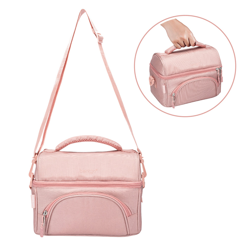 Bentgo Classic Lunch Box & Deluxe Bag - Blush Marble