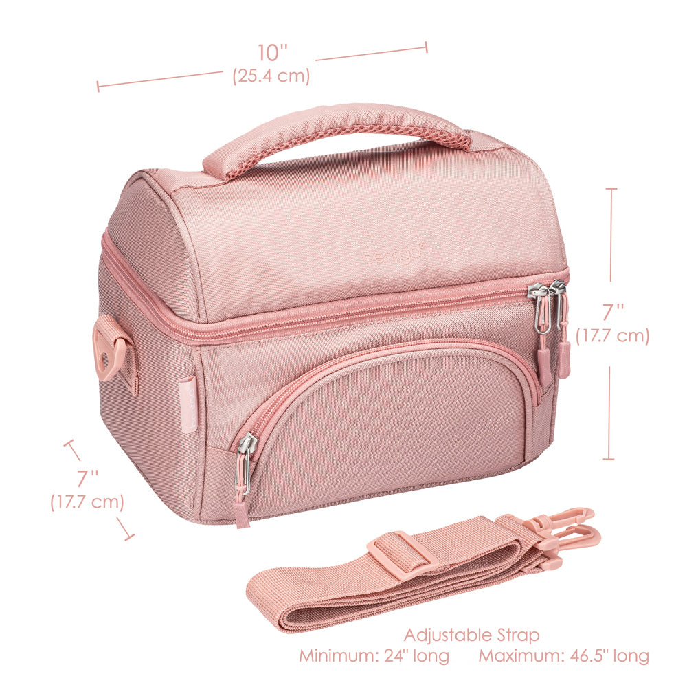 Bentgo Classic Lunch Box & Deluxe Bag - Blush Marble