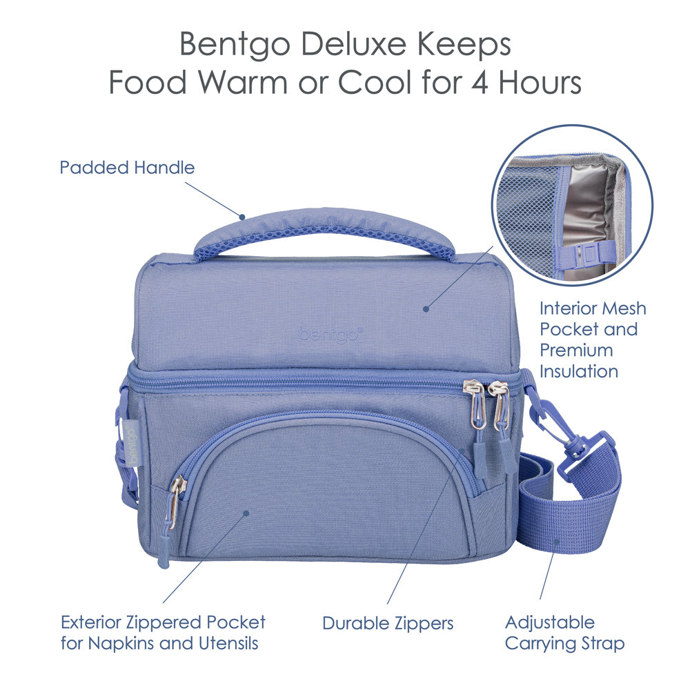 Bentgo Classic Lunch Box & Deluxe Bag - Slate