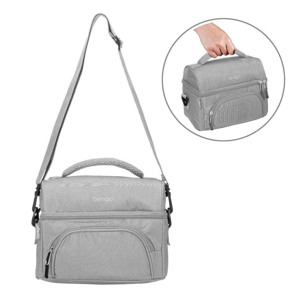 Bentgo Classic Lunch Box & Deluxe Bag - Gray