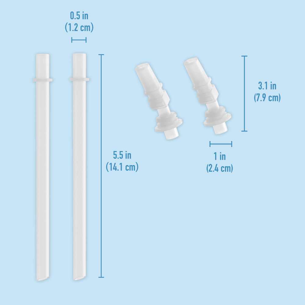 Bentgo® Kids Water Bottle Replacement Straws (2-Pack)