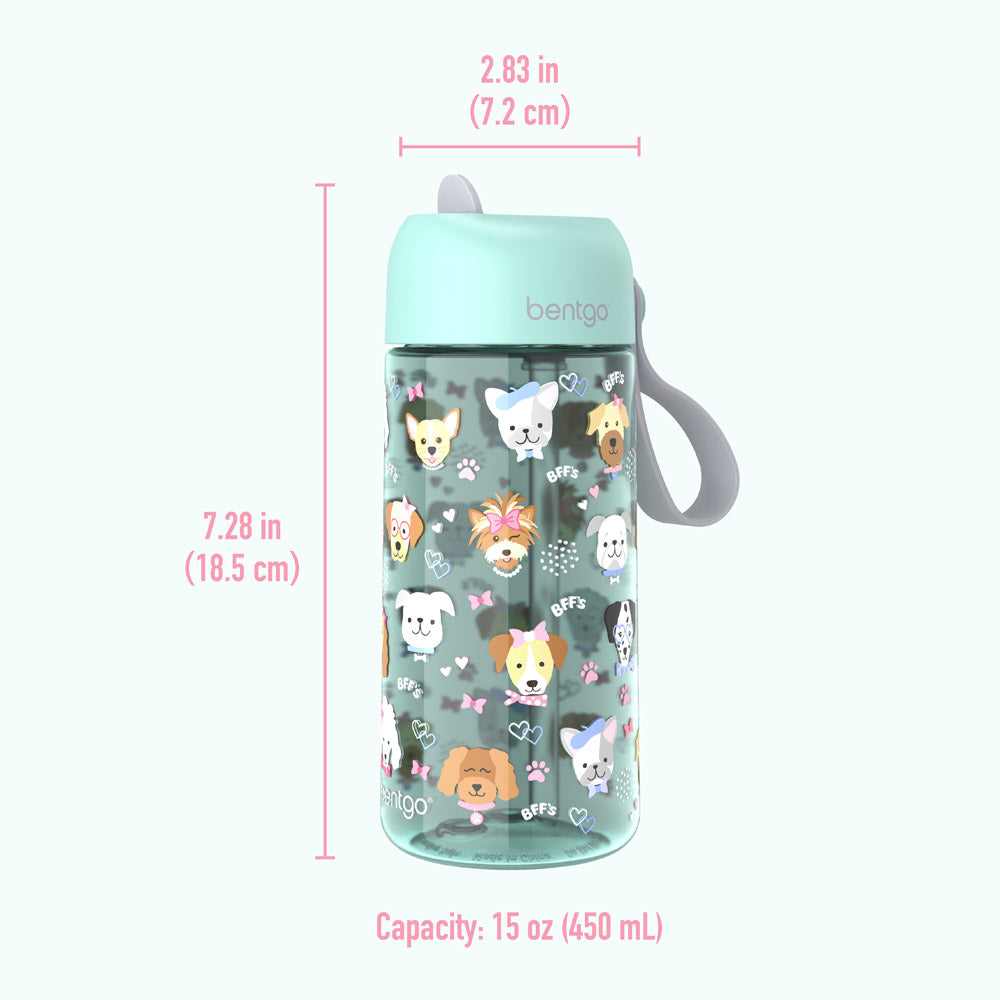 Bentgo® Kids Water Bottle | Puppy Love