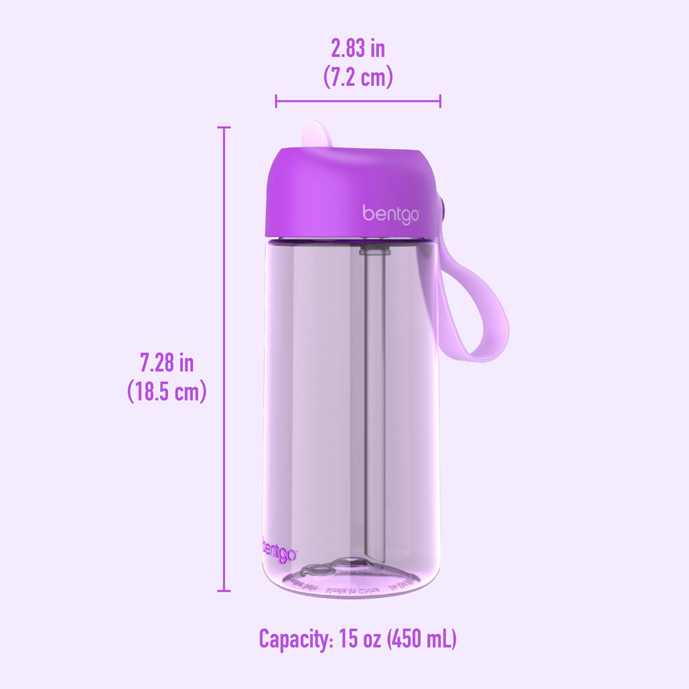 Bentgo® Kids Water Bottle | Purple