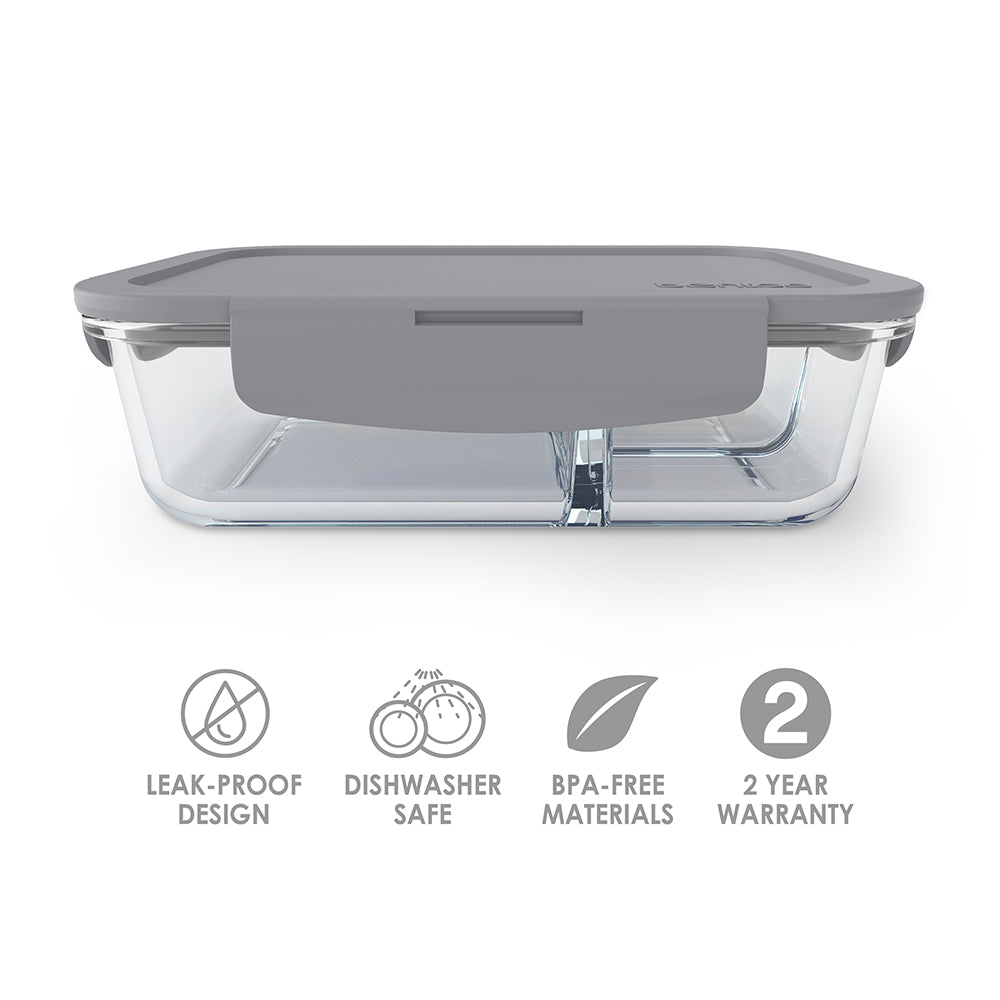 Bentgo Glass Lunch Container - Gray